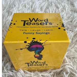 WORD TEASERS - Funny Sayings Card Game – Yellow
